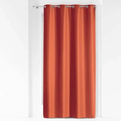 Afbeelding van Douceur d&#039;Interieur ooggordijn, metaal, oranje, 140 x 280 cm