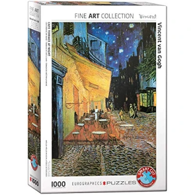 Afbeelding van Café Terrace at Night by Vincent Van Gogh 1000 delige puzzel