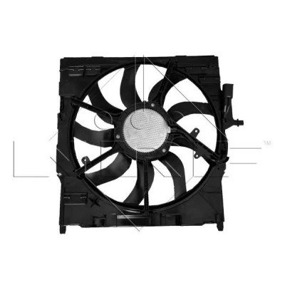 Afbeelding van NRF 47844 Radiator Ventilator 517 12 850 Met ventilatorraamwerk, Borstellose motor