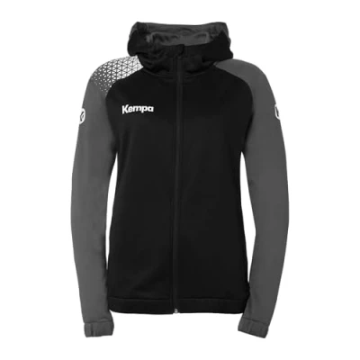 Afbeelding van Kempa Ambition Fleecejas, Dames, Maat: XXL, Schwarz anthra