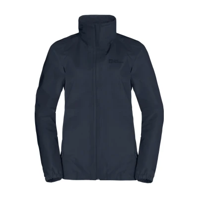 Afbeelding van Jack Wolfskin Stormy Point Regenjas, Dames, Maat: XS, Night blue