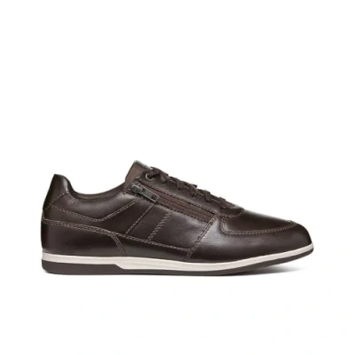 Afbeelding van Geox Renan Sneakers laag, Heren, Maat: 42, Coffee Leer