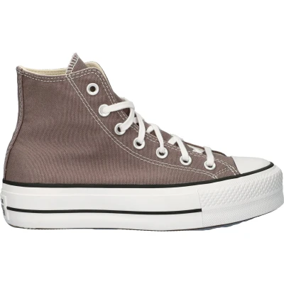 Afbeelding van Converse Chuck Taylor ALL STAR LIFT Platform Sneakers hoog, Dames, Maat: 39, Pure pumice/white/black Textiel