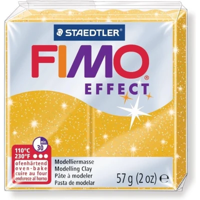 Afbeelding van Fimo effect boetseerklei 56 g metallic goud