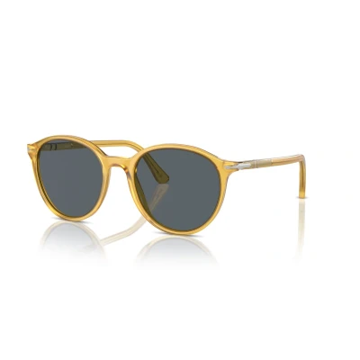 Afbeelding van Persol Unisex Zonnebril, Maat: 53, Miele/blue