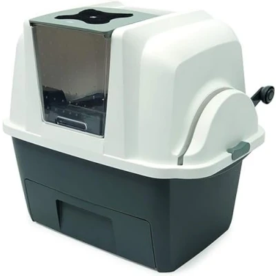Afbeelding van Catit Smartsift Met Zeef Kattenbak 67x48x46 cm Wit Grijs