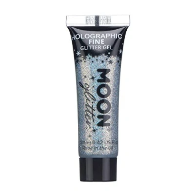 Afbeelding van Moon Glitter Klassieke fijne glittergel voor gezicht en lichaam zilver cosmetische verf gezicht, lichaam, haar, nagels 12 ml