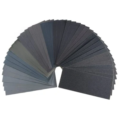 Afbeelding van Carehabi 42 vellen nat en droog schuurpapier fijn 120 3000 voor metaal, auto, houten meubels, steen, lak, glas, 23 x 9,5 cm