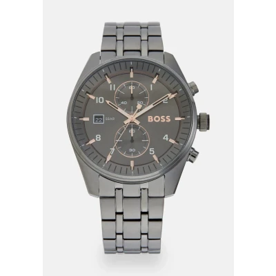 Afbeelding van BOSS Skytraveller Chronograaf, Heren, Maat: One Size, Grey