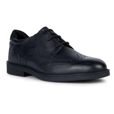 Image de Geox J Zheeno Boy B, Basket Garçon, Noir, 37 EU