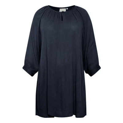 Afbeelding van Kaffe Curve Tuniek, Dames, Maat: 46, Midnight marine