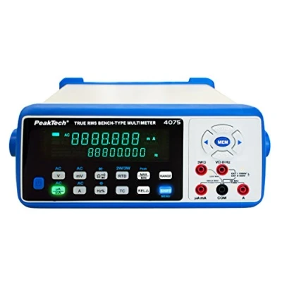 Afbeelding van Peaktech 4075 tafelmultimeter CAT II 600V 1000V AC/DC 10A
