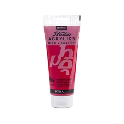 Afbeelding van Pébéo 837354 Studio acrylverf, 100 ml, rood/blauw