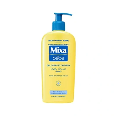Afbeelding van Mixa Bébé Gel Zeer zacht 2 in 1 lichaam en haar, 300 ml, 300,0 milliliter