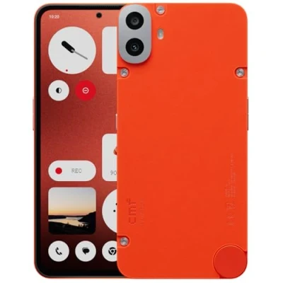 Afbeelding van CMF BY Nothing Phone 1 8 + 128 GB Mobiele telefoon met Sony 50 MP achtercamera Ultra XDR, 6,67 inch Super AMOLED display en OS 2.6 Oranje
