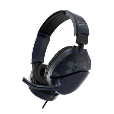 Image de Casque Gaming Turtle Beach Recon Chat Noir et bleu pour PS4