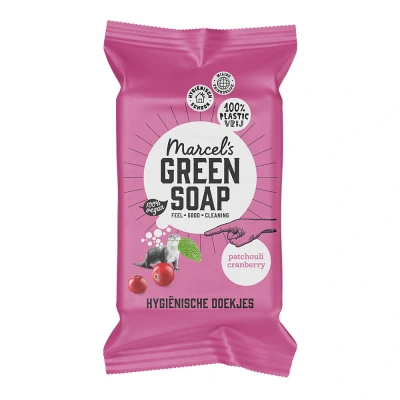 Afbeelding van Marcels Green Soap Hygiënische Schoonmaak Doekjes 60ST