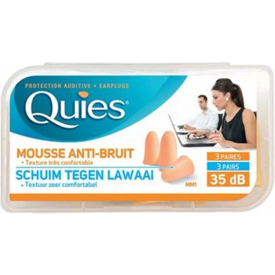 Afbeelding van Quies Oordoppen Schuim Beige 3 Paar