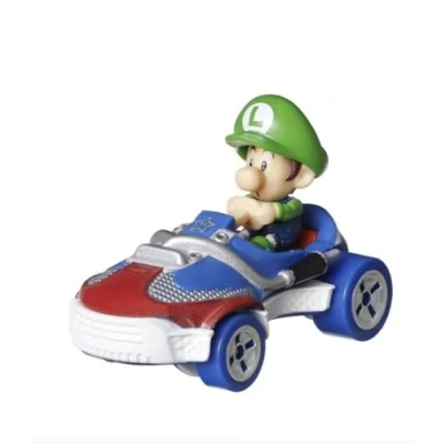 Afbeelding van Hot Wheels Mario Kart Baby Luigi 1:64