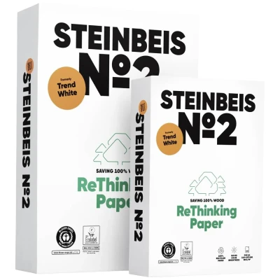 Afbeelding van STEINBEIS No. 2 99779554 Printpapier, kopieerpapier DIN A4 80 g/m² 500 vellen Wit