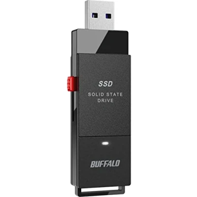 Afbeelding van Buffalo externe SSD 1 TB tot 600 MB/s USB C A 3.2 Gen 2 (compatibel met PS4/PS5/Windows/Mac) stick PUT1.0U3B