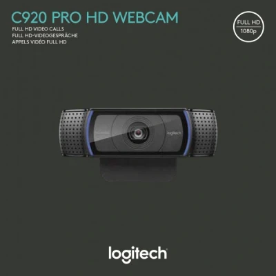 Afbeelding van Logitech Webcam C920, Full HD 1080p, Zwart 1920x1080, 30 FPS, USB, Retail