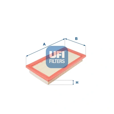 Afbeelding van UFI 30.960.00 Luchtfilter 36,5 157,5 298 Filter insert FIAT: Punto I Hatchback, Uno Hatchback