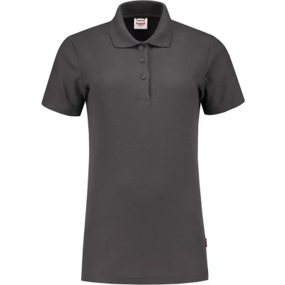 Afbeelding van Tricorp Dames Poloshirt Casual 201006 180gr Slim Fit Donkergrijs Maat 3XL