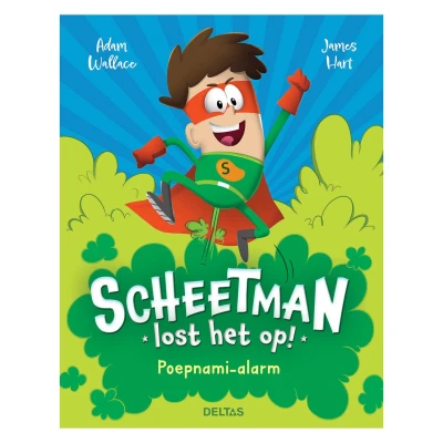 Afbeelding van Scheetman lost het op! Poepnami alarm