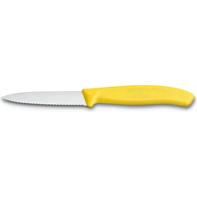 Afbeelding van Victorinox Schilmes Swiss Classic Geel Gekarteld 8 cm