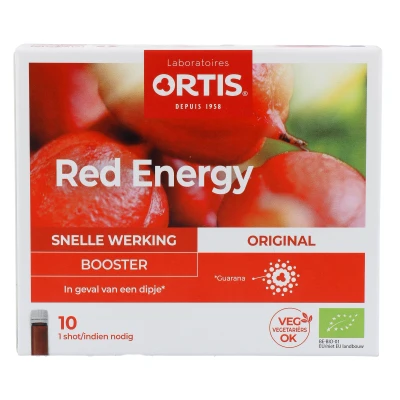 Afbeelding van 20% korting Ortis Red Energy Original Vloeibaar Bio
