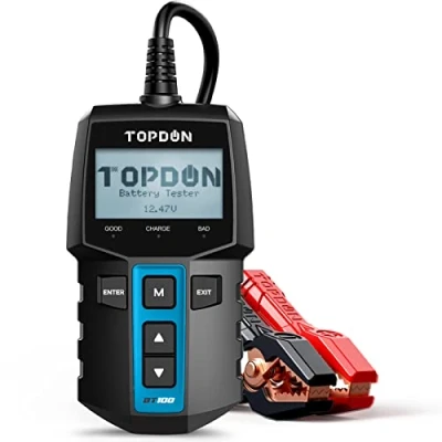 Afbeelding van TOPDON BT100 Accutester 12 V 100 2000 CCA Auto Batterij Tester Start Laadtest met voor Auto&#039;s Motorfietsen MTB SUV Jachten