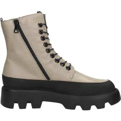 Afbeelding van MJUS Veterschoenen Hoog gebroken wit Maat 39