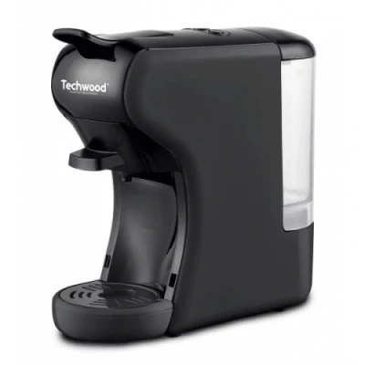 Image de Cafétiere Techwood TCA 196N B09995T8YZ Arrêt Automatique 0.6L 1450W 220V 50Hz Verre Noir