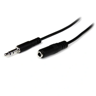 Afbeelding van Verlengkabel Jack (3,5 mm) Startech MU1MMFS Zwart 1 m