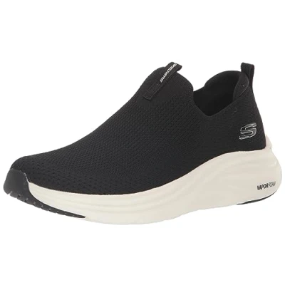 Afbeelding van Skechers Vapor True Classic voor dames van stoomschuim, Black Knit Trim