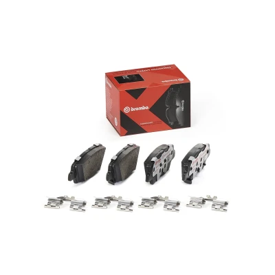 Afbeelding van BREMBO P 30 094X Remblokkenset Met akoestische slijtagewaarschuwing toebehoren HYUNDAI: i30 II Hatchback, i10 III Hatchback