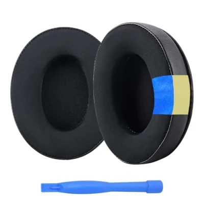 Afbeelding van Vervangende Oorkussens voor HyperX Cloud Stinger/Cloud Flight/CloudX/Cloud II/Cloud III/Cloud Alpha/Cloud Core/Mix Hoofdtelefoons van MMOBIEL Cooling Gel Koptelefoon Zwart