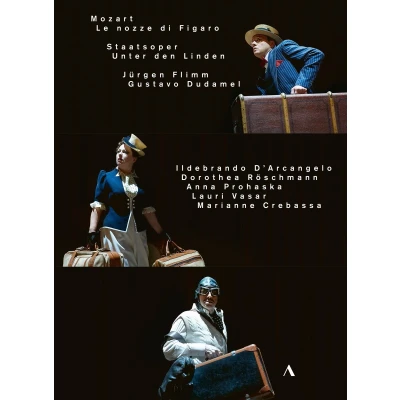 Afbeelding van Ildebrando D&#039;Arcangelo, Dorothea Roschmann, Anna Prohaska Le Nozze Di Figaro (Blu ray)