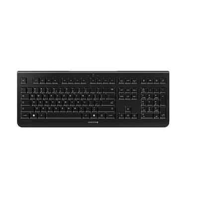 Image de CHERRY KW 3000 Clavier sans fil 2.4 GHz QWERTY US avec le symbole de l&#039;euro noir