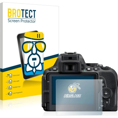 Afbeelding van BROTECT Screenprotector voor Nikon D5500 Folie Beschermfolie Beschermglas transparant
