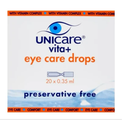 Afbeelding van Unicare Vita+ Eye Care Oogdruppels Ampul 0,35ml