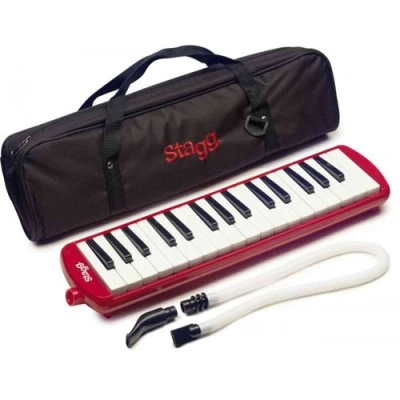 Image de Stagg MELOSTA32 RD Mélodica 32 tons + housse rouge