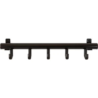 Afbeelding van V part Wandkapstok Techno 5 Steel zwart