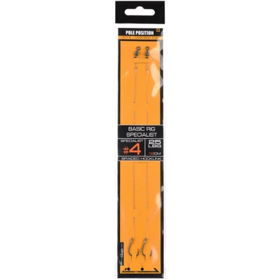 Afbeelding van Strategy Pole Position Basic Rig Specialist 18cm 25lb (2 pcs) Maat : haak 2