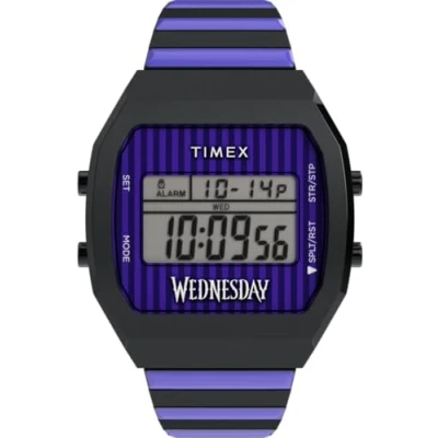 Afbeelding van Timex Wednesday T80 TW2Y19500 Horloge Staal Multi Ø 36 mm