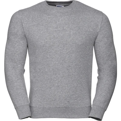 Afbeelding van Russell Heren Authentieke Sweatshirt (Slimmer Cut) (Licht Oxford) Maat XS