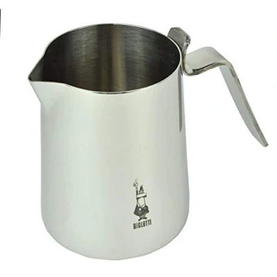 Afbeelding van Bialetti Nuovo Elegance 75cl Milk Pitcher 75 cl, kom, Acciaio, roestvrij staal, zilver