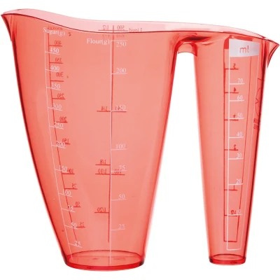Afbeelding van Colourworks Maatbeker Brights Dubbel 600 Ml Rood
