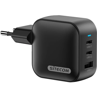 Afbeelding van Sitecom Wall charger 70W Power delivery GaN Fast Charge